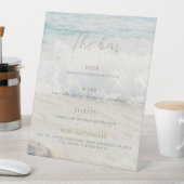 Beach Wedding Invitation Seaside/Oceanside Wedding Sockelschild (In Situ)