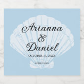 Beach Wedding Liquor Flaschen Labels Alkoholflaschenetikett (Einzelnes Label)