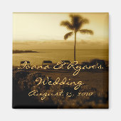 Beach Wedding Magnet (Vorne)