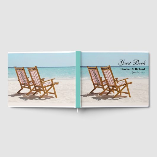 Beach Wedding oder Beach House Gästebuch (Voll)