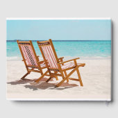 Beach Wedding oder Beach House Gästebuch (Rückseite)