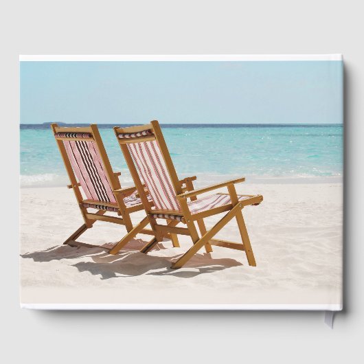 Beach Wedding oder Beach House Gästebuch (Rückseite)