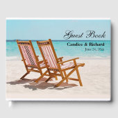 Beach Wedding oder Beach House Gästebuch (Vorderseite)