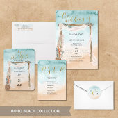 Beach Wedding Online UAWG QR Code Begleitkarte