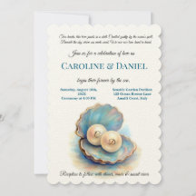 Beach Wedding Pearls Muschel Elegantes Ocean Thema