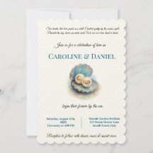 Beach Wedding Pearls Muschel Elegantes Ocean Thema