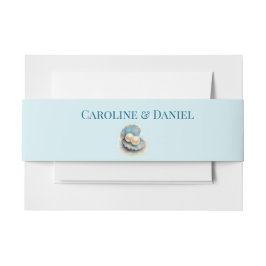 Beach Wedding Pearls Muschel Elegantes Ocean Thema Einladungsbanderole