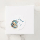 Beach Wedding Pearls Muschel Elegantes Ocean Thema Geschenkanhänger (Beispiel)