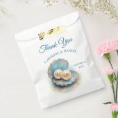 Beach Wedding Pearls Muschel Elegantes Ocean Thema Geschenktütchen (Versiegelt)
