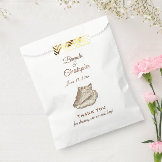 Beach Wedding Personalisiert Danke Geschenktütchen (Versiegelt)