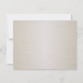 Beach Wedding Pineapa Probe Dinner Einladung (Rückseite)