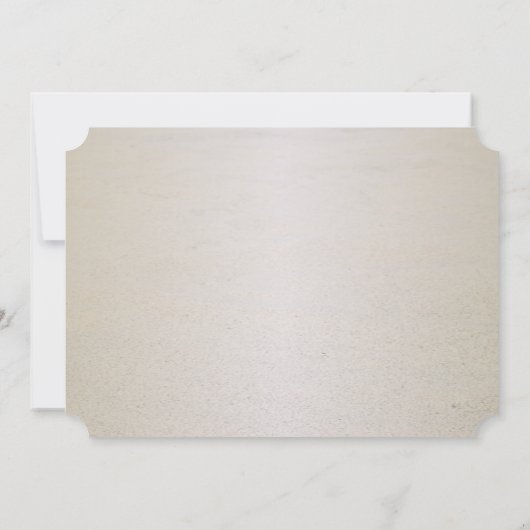 Beach Wedding Pineaple UAWG Einladung (Rückseite)