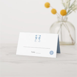 Beach Wedding Platzkarten Seepferde zur Auswahl