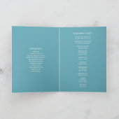 Beach Wedding Program Templates Programm (Innenseite)