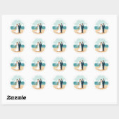 Beach Wedding Romance Sticker (Blatt)