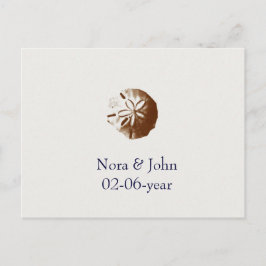 Beach Wedding Rsvp Karte
