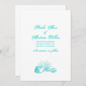 Beach Wedding Save the Date (Vorne/Hinten)