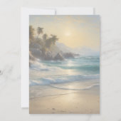 Beach Wedding Save the Date (Rückseite)