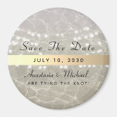 Beach Wedding Save the Date Einladung Magnet (Vorne)