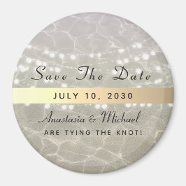 Beach Wedding Save the Date Einladung Magnet