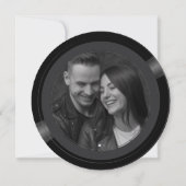 Beach Wedding Save the Date Music Lover Record QR (Rückseite)