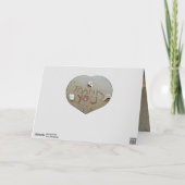 Beach Wedding Seashell Foto Collage Danke (Rückseite)