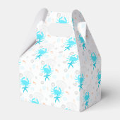 Beach Wedding Seashell Personalisierte Gefälligkei Geschenkschachtel (Rückseite)