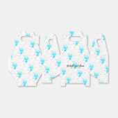 Beach Wedding Seashell Personalisierte Gefälligkei Geschenkschachtel (Ungefaltet)