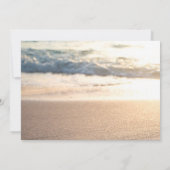 Beach Wedding, Seashell Sunset Save the Date (Rückseite)