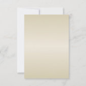 Beach Wedding, Seashell, Wood Hearts Empfang Einladung (Rückseite)