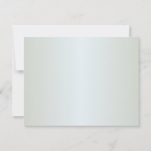 Beach Wedding Seashells Probe Dinner Einladung (Rückseite)