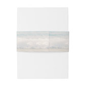 Beach Wedding Seaside/Oceanside Wedding Einladungsbanderole (Rückseitenbeispiel)