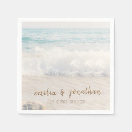 Beach Wedding | Seaside Wedding Serviette