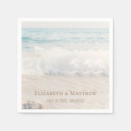 Beach Wedding | Seaside Wedding Serviette