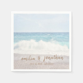 Beach Wedding | Seaside Wedding Serviette