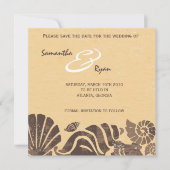 Beach Wedding - Speichern Sie die Datumskarten Save The Date (Vorderseite)