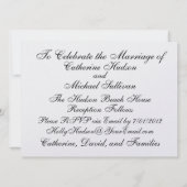 Beach Wedding - SRF Einladung (Rückseite)