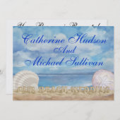 Beach Wedding - SRF Einladung (Vorne/Hinten)