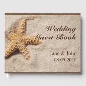 Beach Wedding Starfish Gästebuch (Vorderseite)