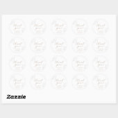 Beach Wedding | Thank You Sticker (Blatt)