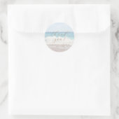 Beach Wedding | Thank You Sticker (Tasche)