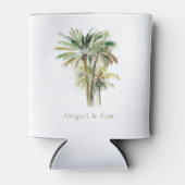 Beach Wedding Tropical Reception Favor Dosenkühler (Vorderseite)