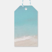 Beach Wedding Vielen Dank für Ihr Interesse Geschenkanhänger (Rückseite)