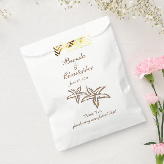 Beach Wedding Vielen Dank Geschenktütchen (Versiegelt)