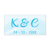 Beach Wedding Watercolor  Permastempel (Design)