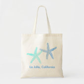 Beach Wedding Welcome Bag Tasche (Blue Starfish) (Vorne)