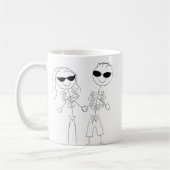 Beach Wedple Kaffeetasse (Links)