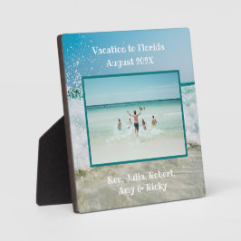 Beach Week Family Wiedersehen Vacation Ocean Scene Fotoplatte