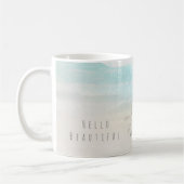 Beach White Starfish Eleganter Sommer-Chic Tropica Kaffeetasse (Links)