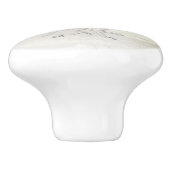 Beach White Starfish Eleganter Sommer-Chic Tropica Keramikknauf (Seitenansicht)